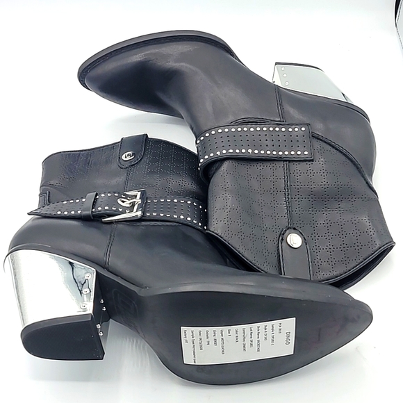 NWOB! Dingo Backstage Leather Western Ankle Boot Women Size 9 Samples Super Rare - Picture 8 of 10